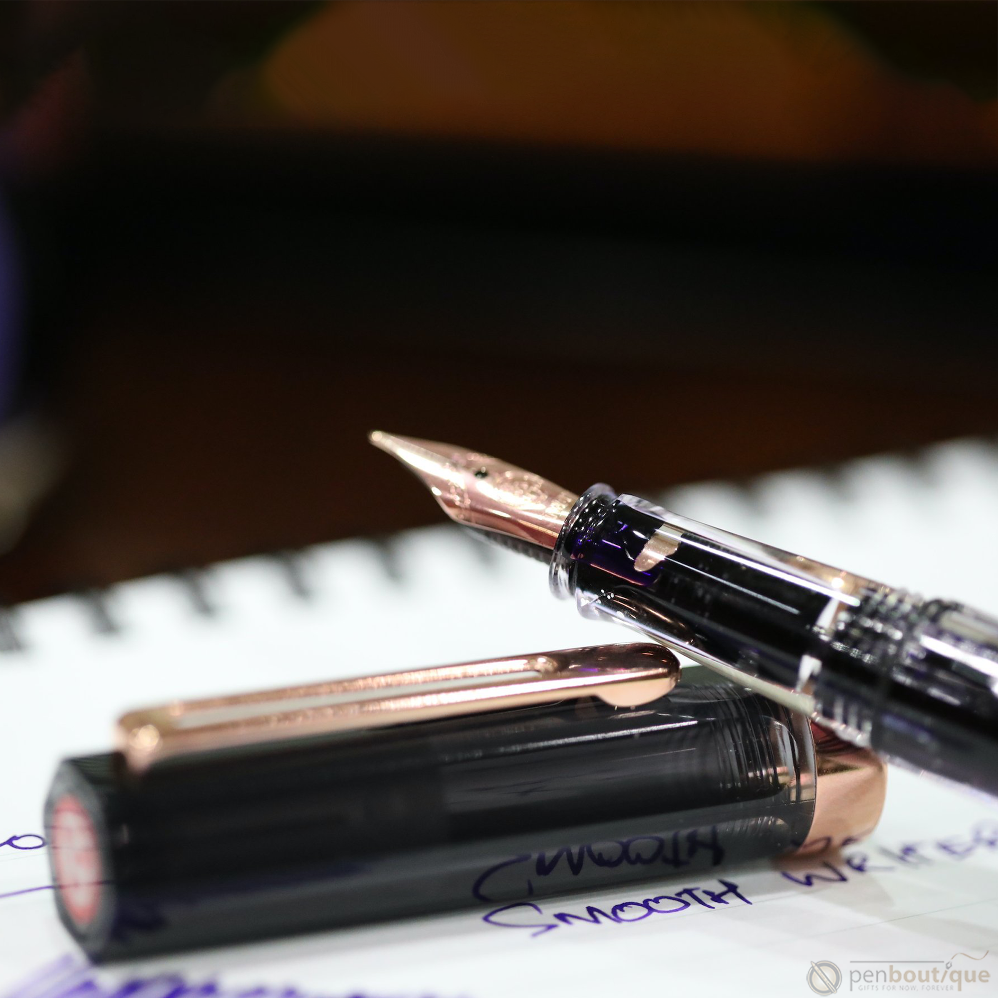 TWSBI Eco Fountain Pen - Smoke Rose Gold ( Special Edition)-Pen Boutique Ltd