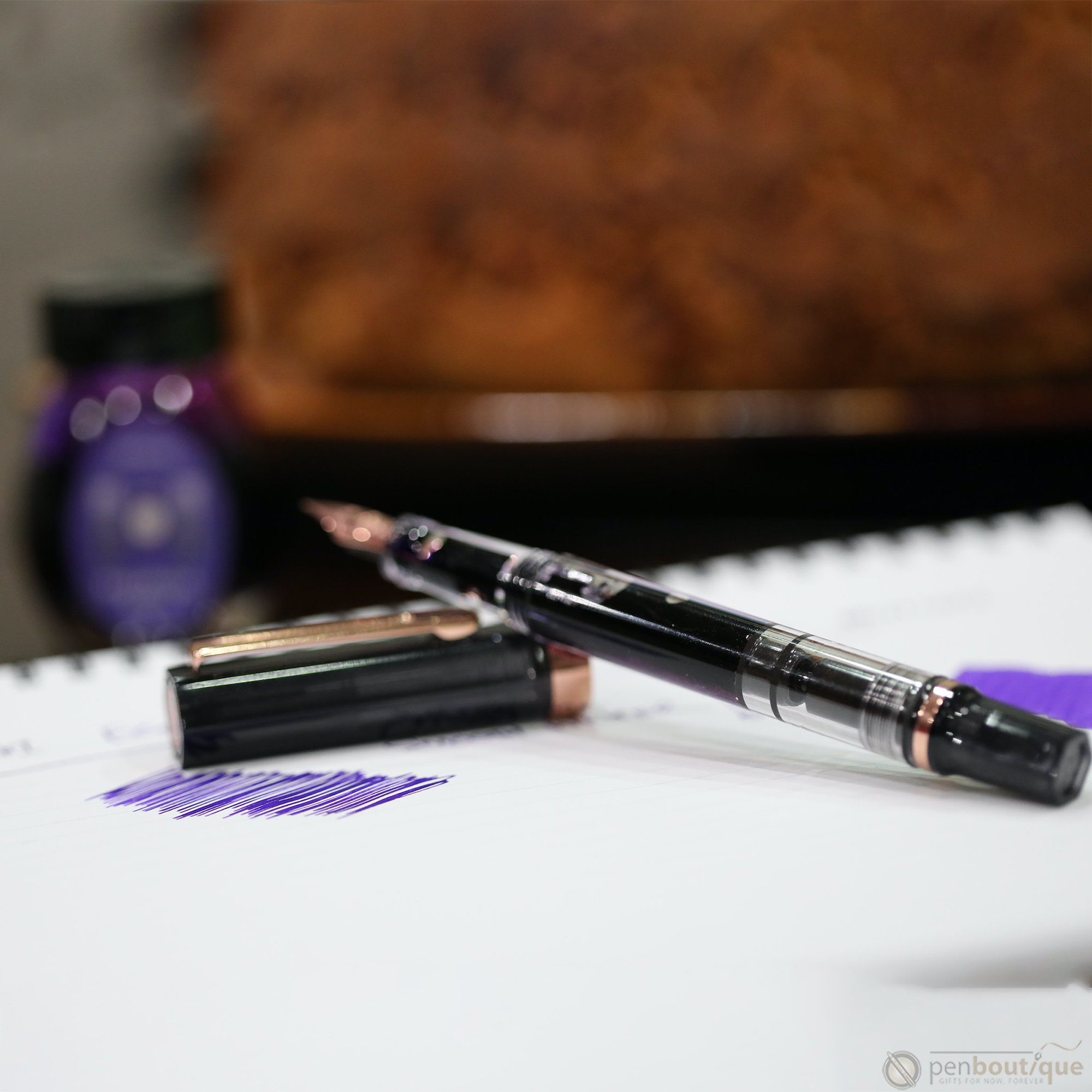 TWSBI Eco Fountain Pen - Smoke Rose Gold ( Special Edition)-Pen Boutique Ltd