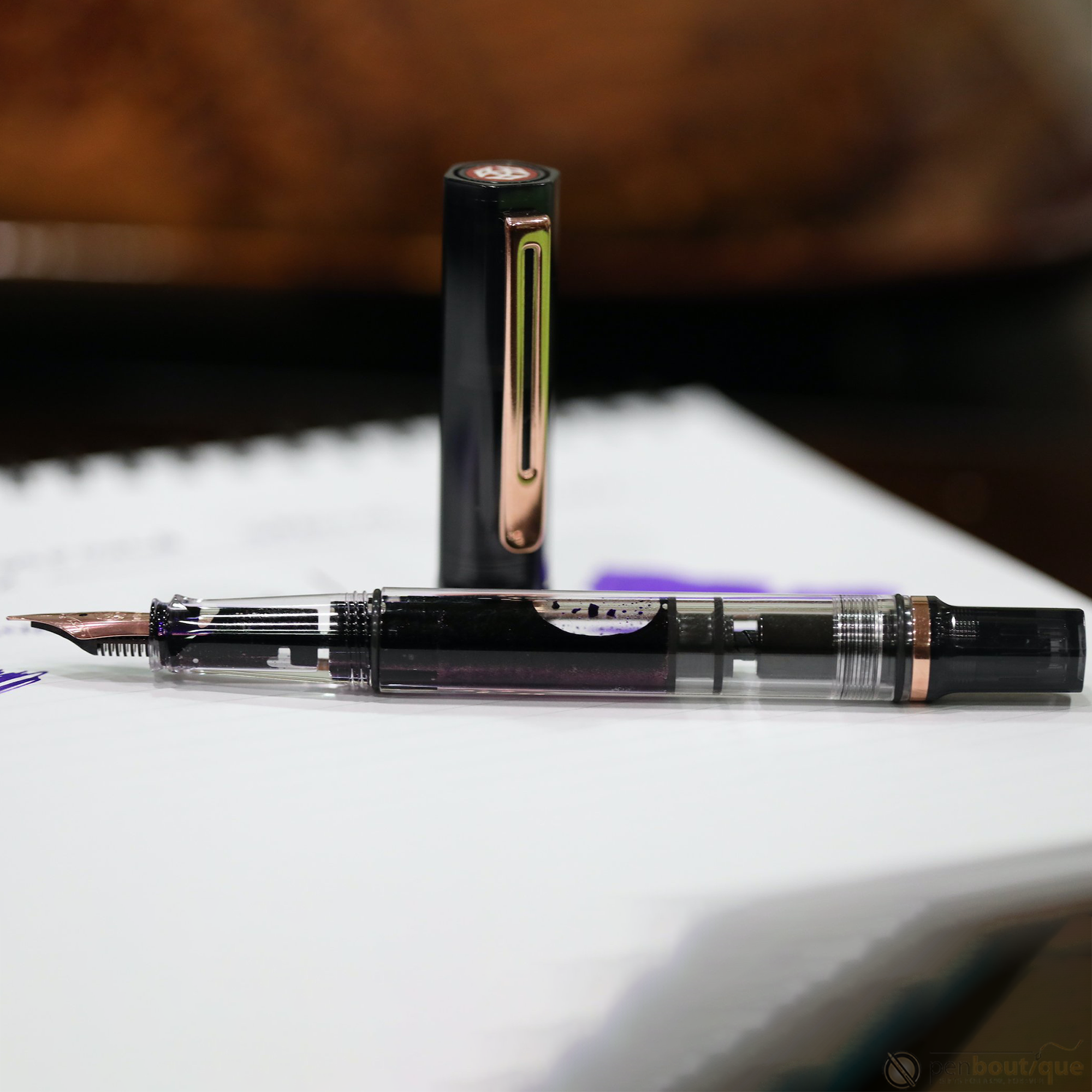 TWSBI Eco Smoke & Rose Gold Fountain Pen – Truphae