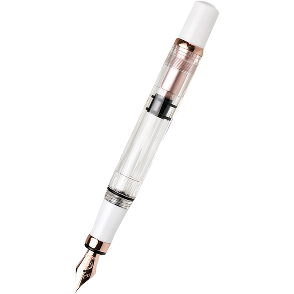 TWSBI Fountain Pen - Diamond 580 - White - Rose Gold II-Pen Boutique Ltd