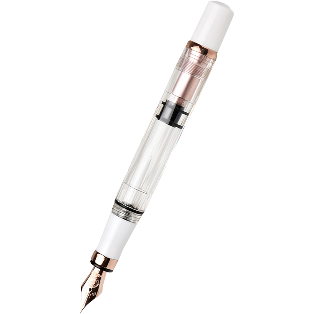 TWSBI Fountain Pen - Diamond 580 - White - Rose Gold II-Pen Boutique Ltd