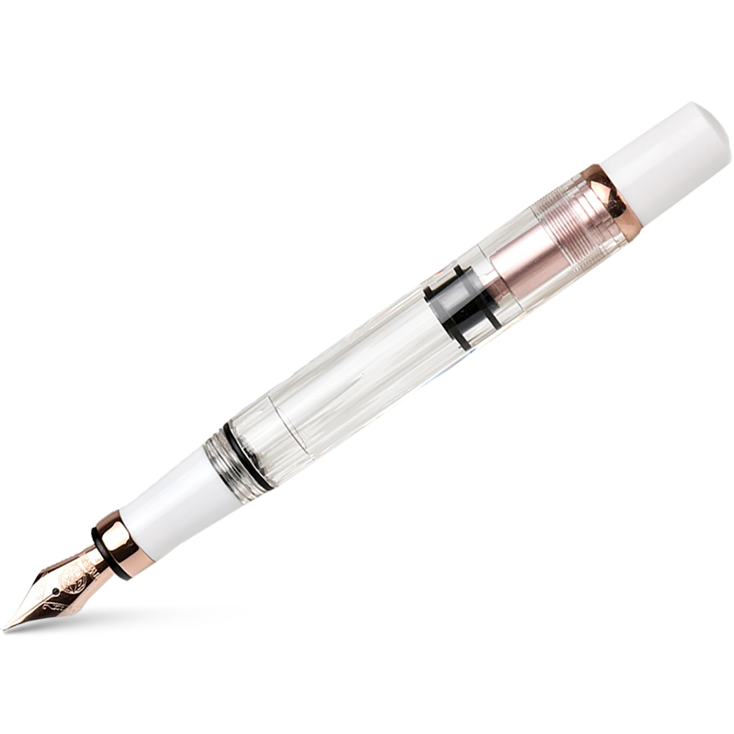 TWSBI Fountain Pen - Diamond 580 - White - Rose Gold II-Pen Boutique Ltd