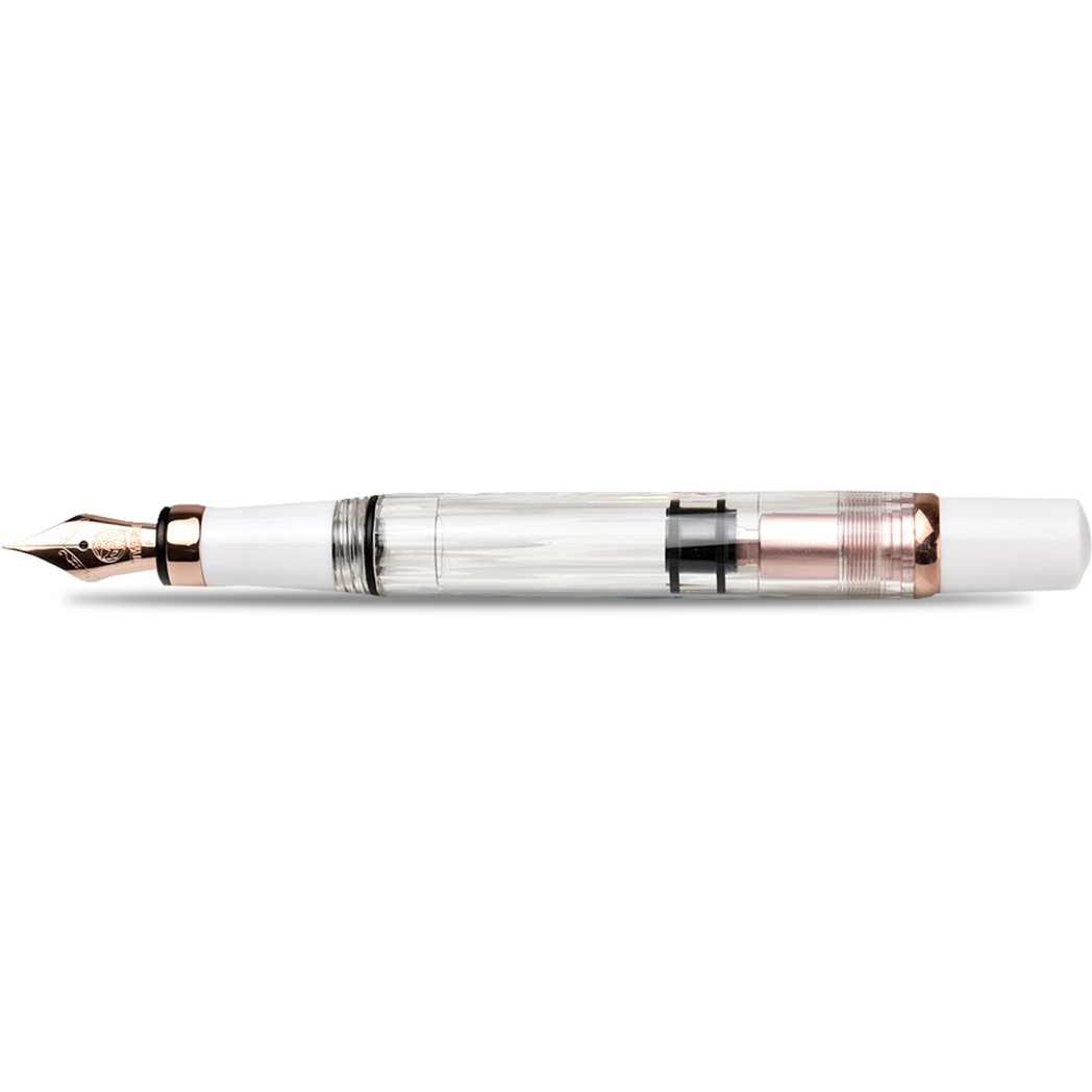 TWSBI Fountain Pen - Diamond 580 - White - Rose Gold II-Pen Boutique Ltd