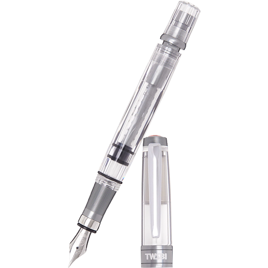 TWSBI Fountain Pen - Diamond 580 ALR - Nickel Gray-Pen Boutique Ltd