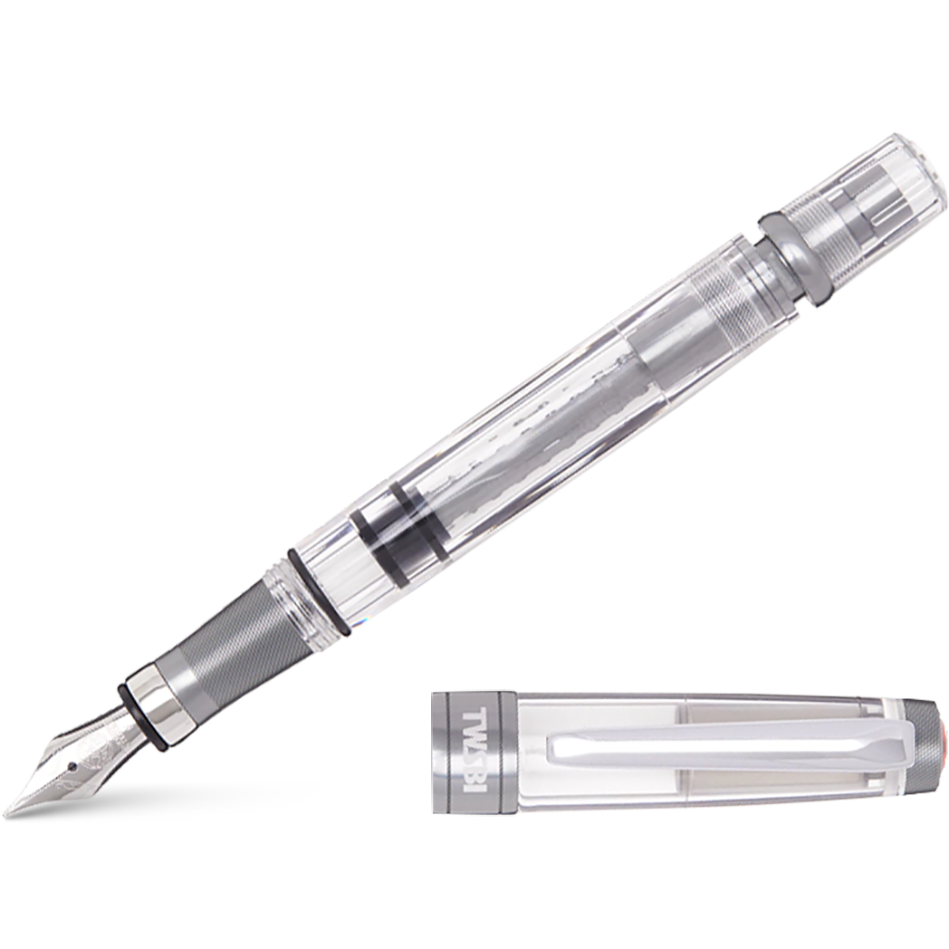 TWSBI Fountain Pen - Diamond 580 ALR - Nickel Gray-Pen Boutique Ltd
