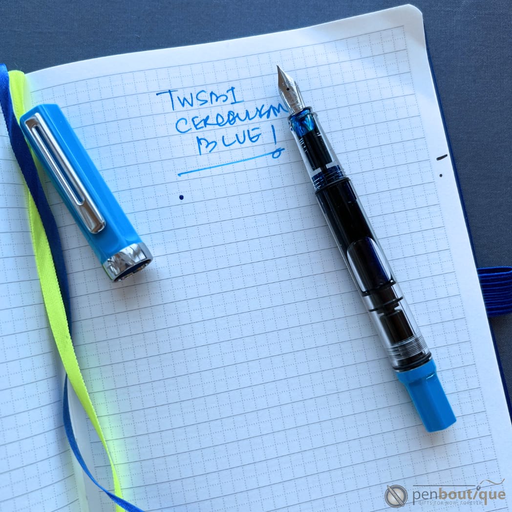 TWSBI ECO Fountain Pen - Cerulean Blue - Anderson Pens, Inc.