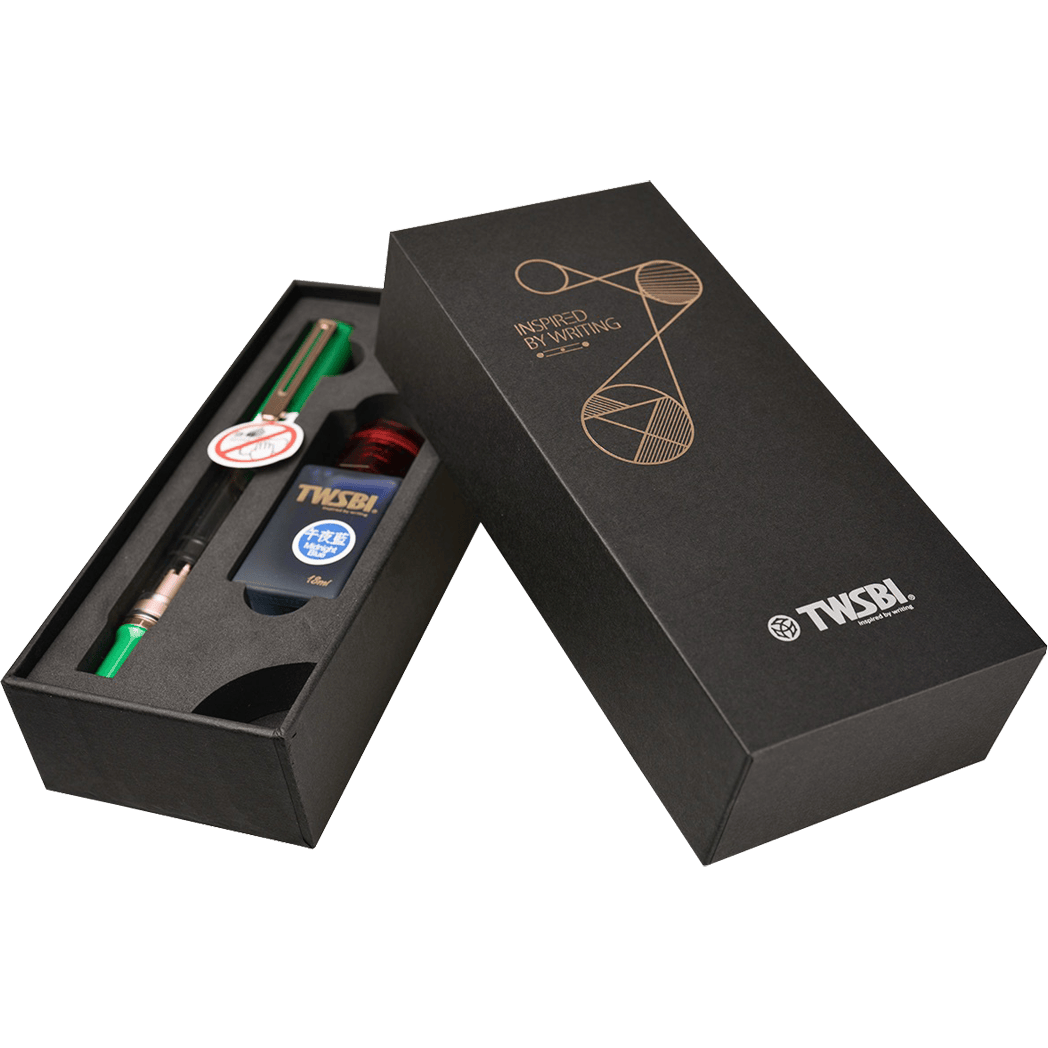TWSBI Eco Gift Set - Transparent Royal Jade Green-Pen Boutique Ltd