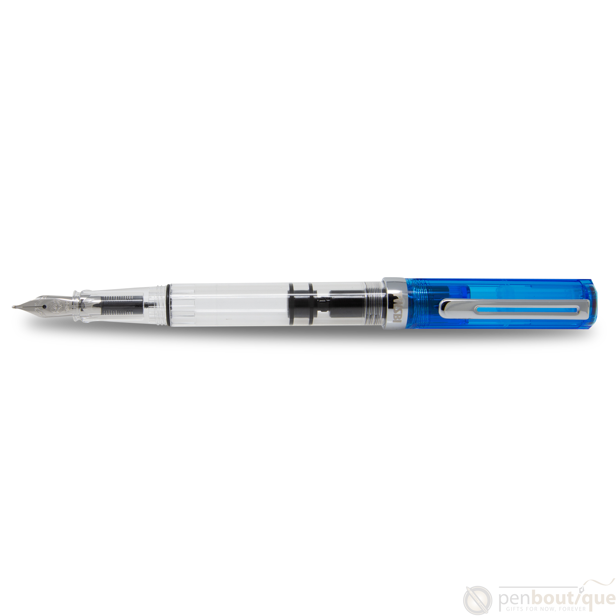 TWSBI Eco Fountain Pen - Transparent Blue-Pen Boutique Ltd