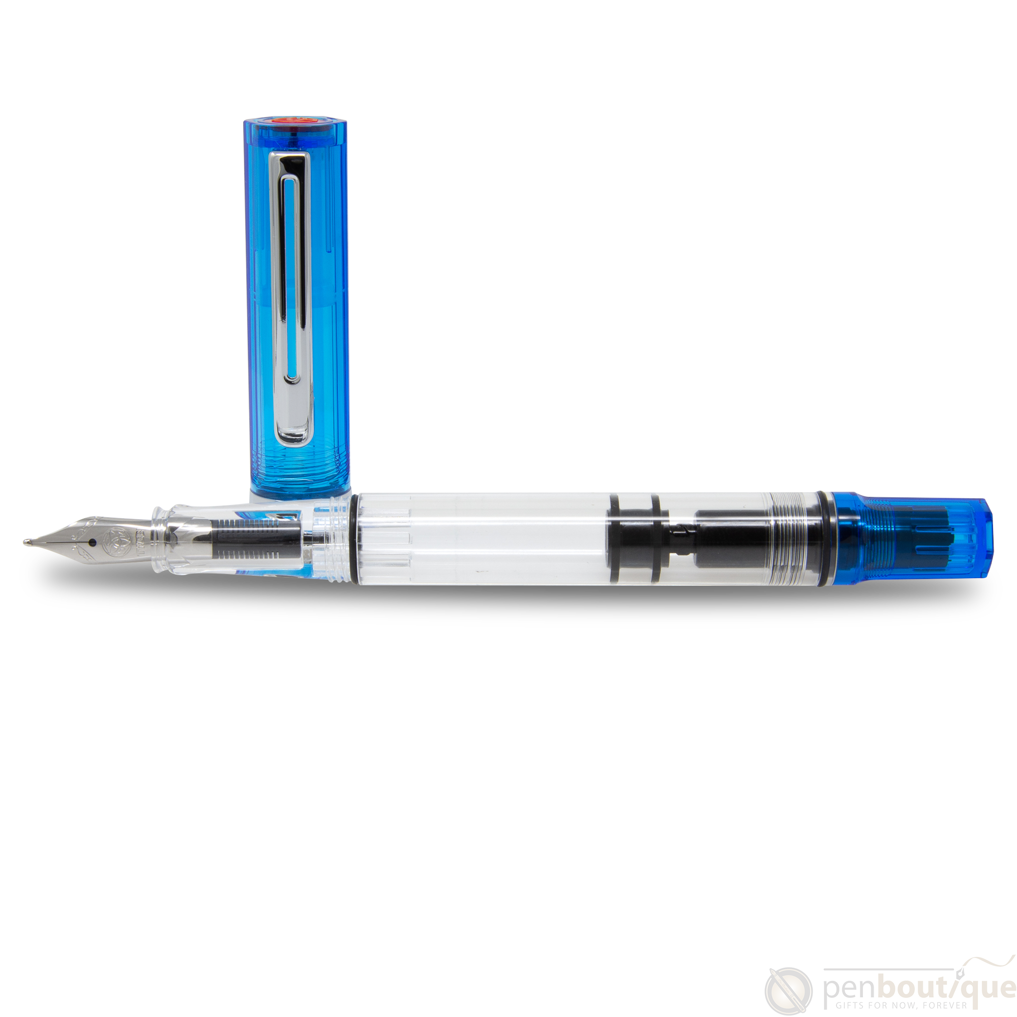 TWSBI Eco Fountain Pen - Transparent Blue-Pen Boutique Ltd