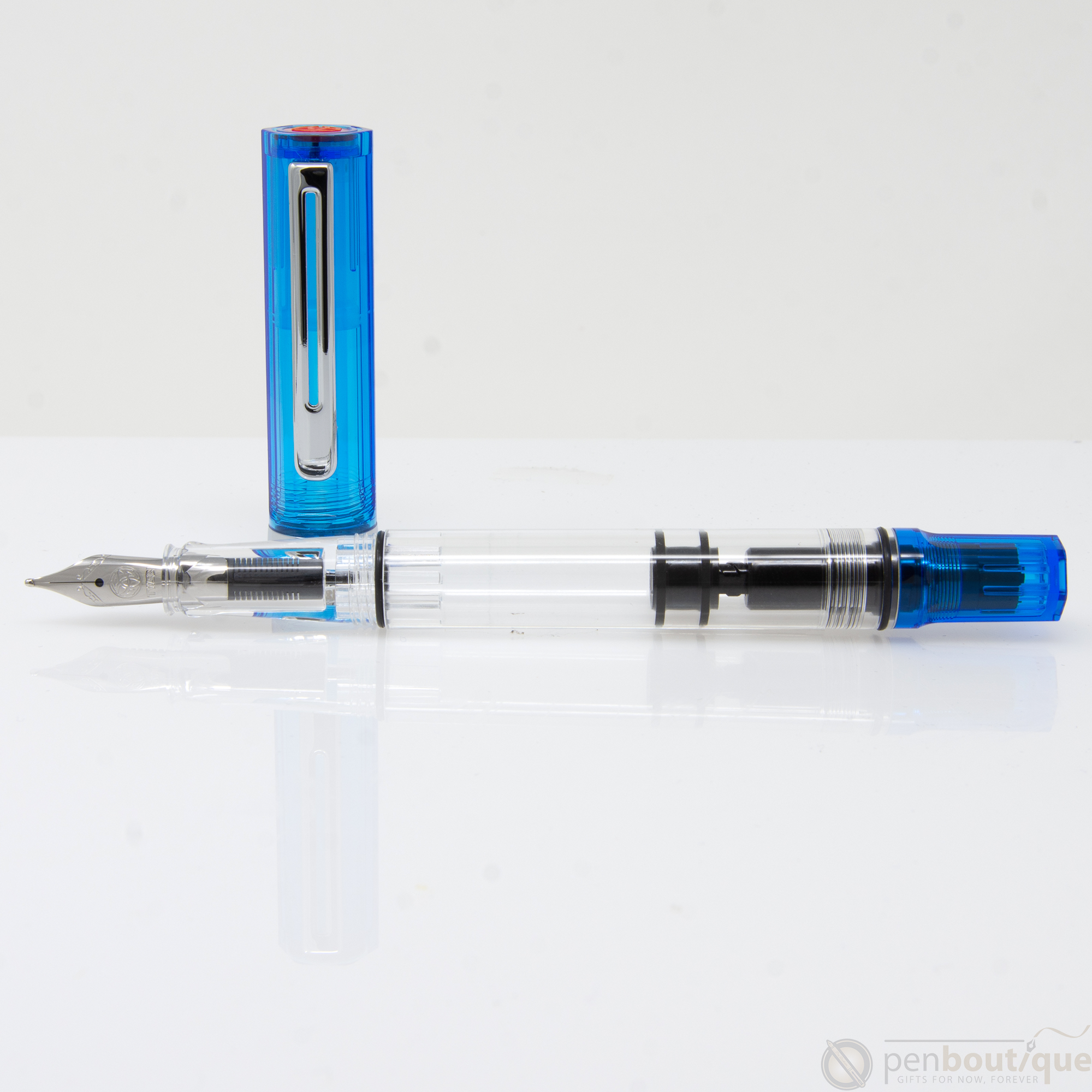 TWSBI Eco Fountain Pen - Transparent Blue-Pen Boutique Ltd
