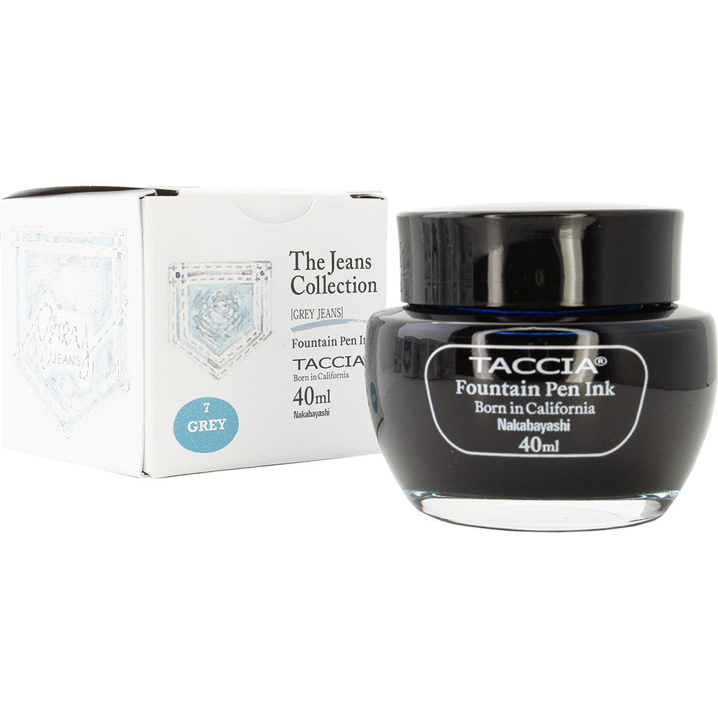 Taccia Ink Bottle - Jeans Grey - 40 ml-Pen Boutique Ltd
