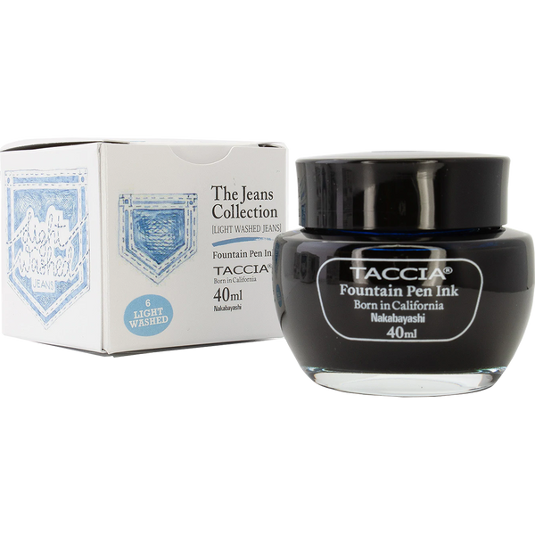 Taccia Ink Bottle - Jeans Light Washed - 40 ml-Pen Boutique Ltd
