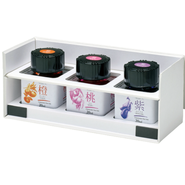 Taccia Mini Ink Bottle Set - Sunao-Iro - Sweet Color Tone - 20ml-Pen Boutique Ltd