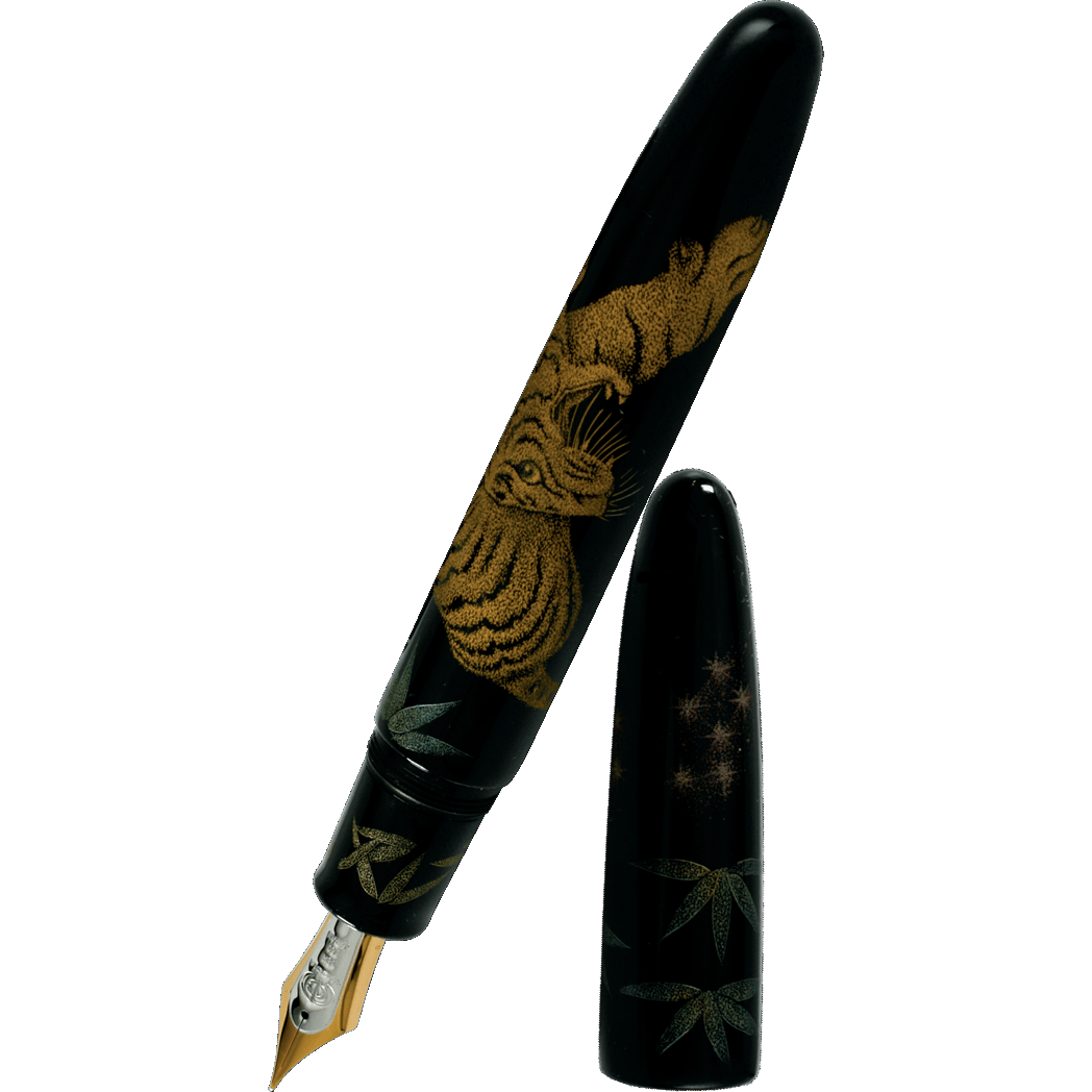 Taccia Miyabi Empress Fountain pen - Limited Edition - Chinkin Tiger - King of Pen (North America Exclusive)-Pen Boutique Ltd