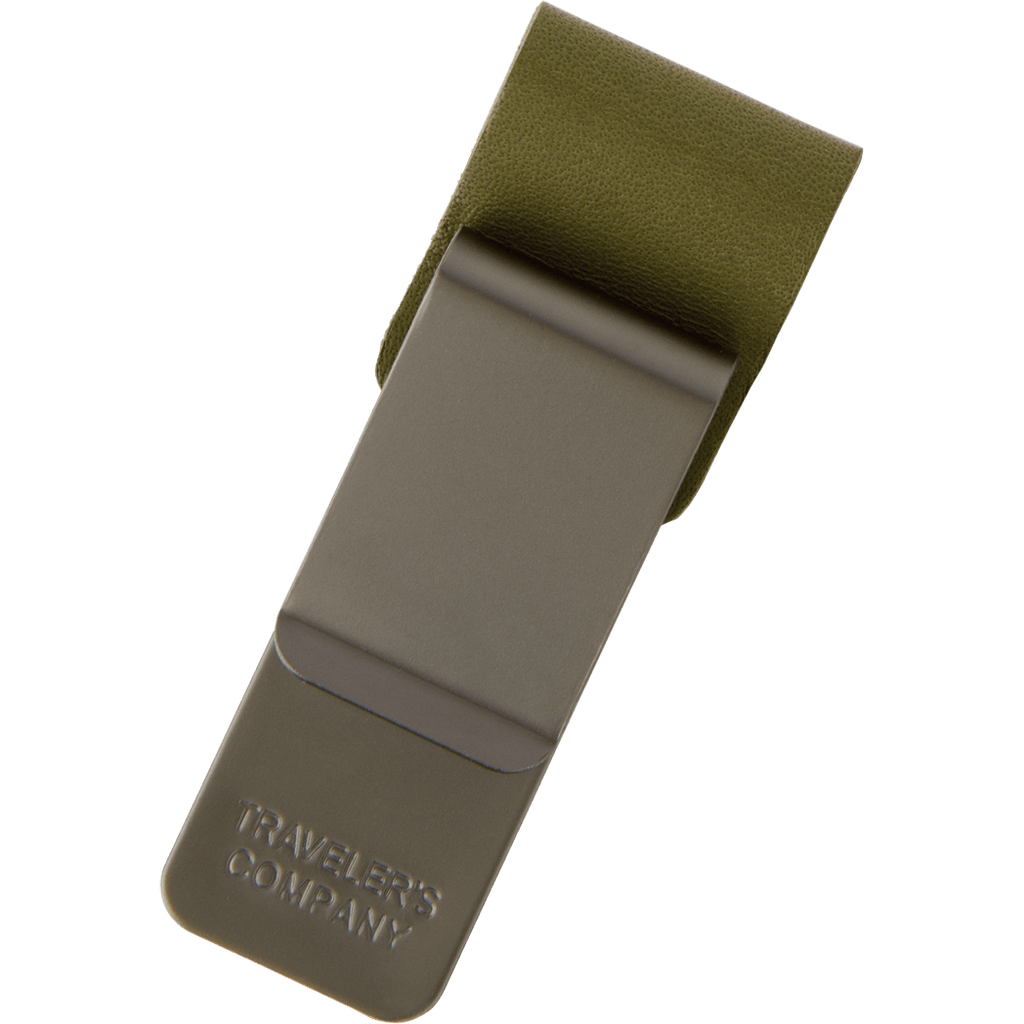 Traveler's Notebook Pen Holder - Olive - Medium-Pen Boutique Ltd