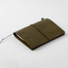 Traveler's Notebook - Olive - Passport Size-Pen Boutique Ltd