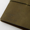 Traveler's Notebook - Olive - Passport Size-Pen Boutique Ltd