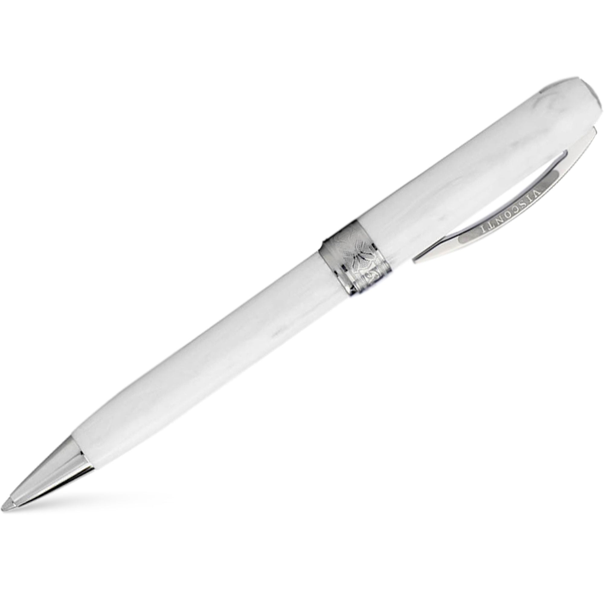 Visconti Rembrandt Ballpoint Pen - White-Pen Boutique Ltd