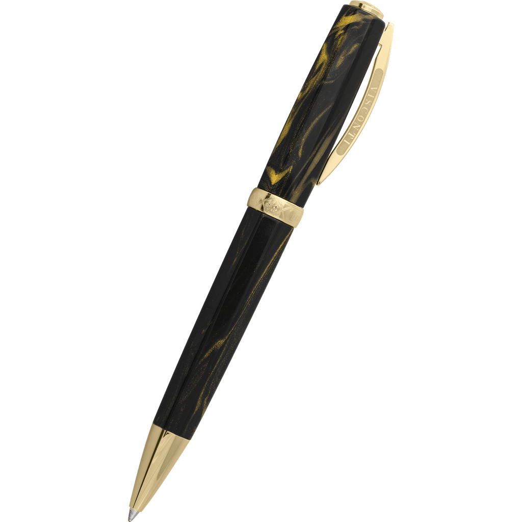 Visconti Ballpoint Pen - Medici Dynasty - Black Basilica - Pen Boutique Ltd