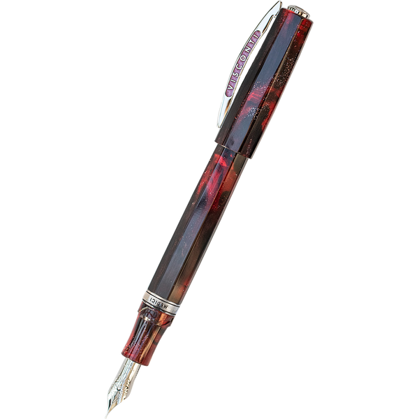 Visconti Fountain Pen - Medici Astral - Nova Red - Oversize-Pen Boutique Ltd