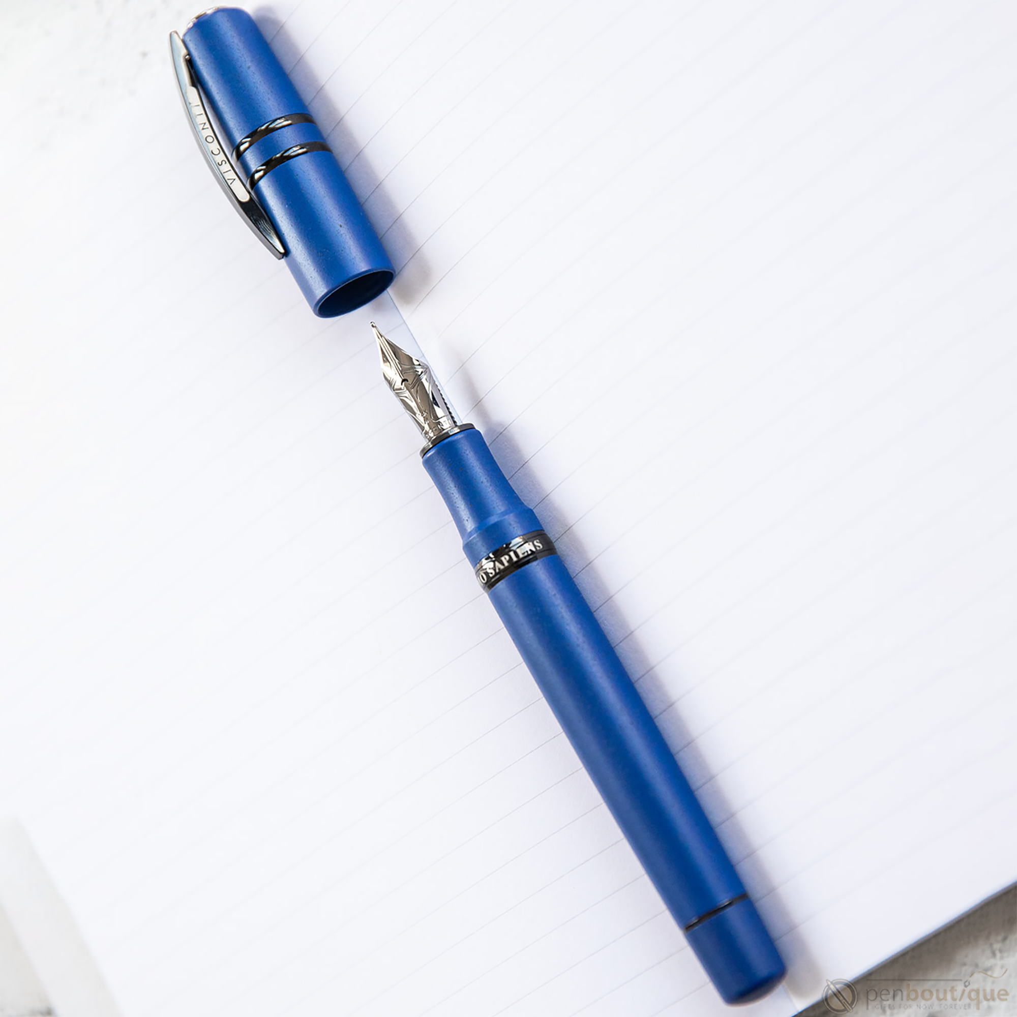 Visconti Homo Sapiens Fountain Pen - Ultramarine Blue - Oversize-Pen Boutique Ltd