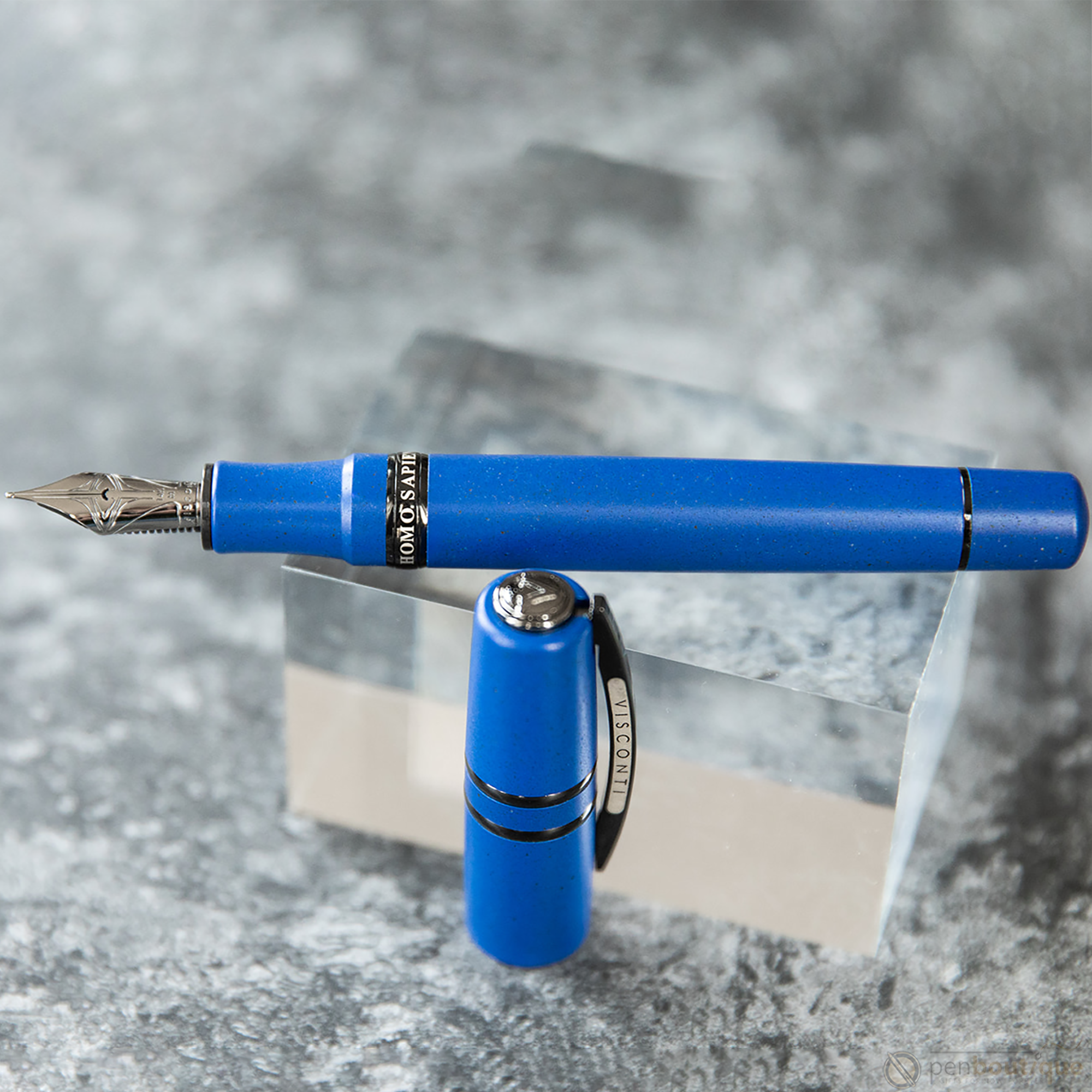 Visconti Homo Sapiens Fountain Pen - Ultramarine Blue - Oversize-Pen Boutique Ltd