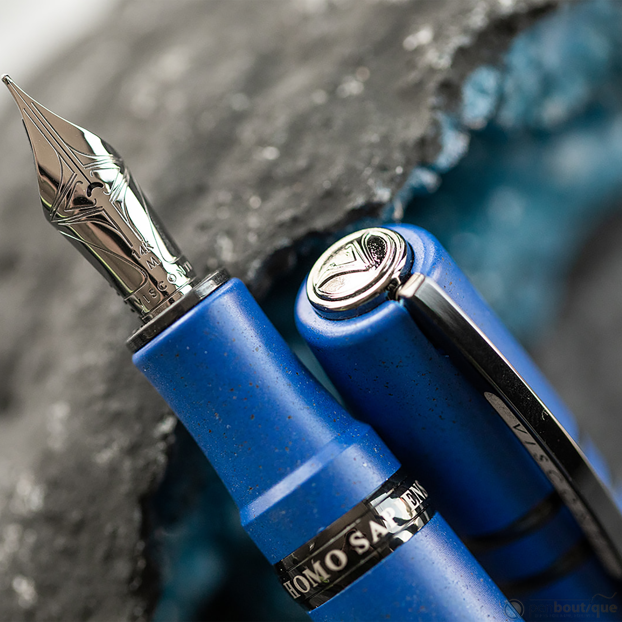 Visconti Homo Sapiens Fountain Pen - Ultramarine Blue - Oversize-Pen Boutique Ltd