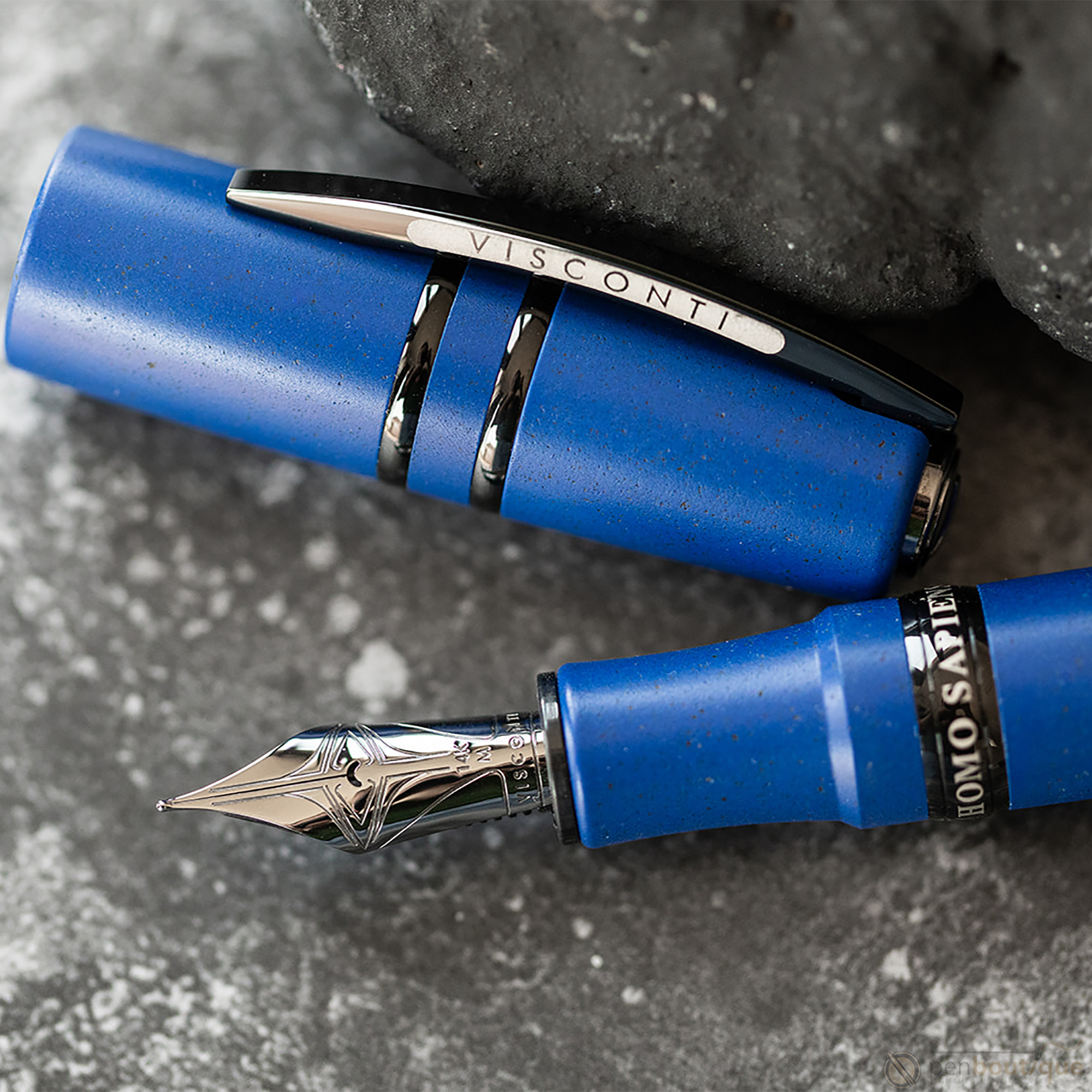 Visconti Homo Sapiens Fountain Pen - Ultramarine Blue - Oversize-Pen Boutique Ltd