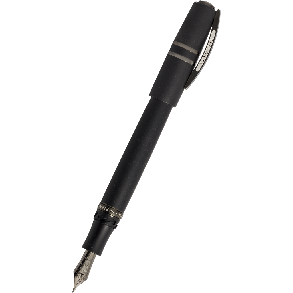 Visconti Homo Sapiens Fountain Pen - Dark Age - Volcano Lava Black-Pen Boutique Ltd