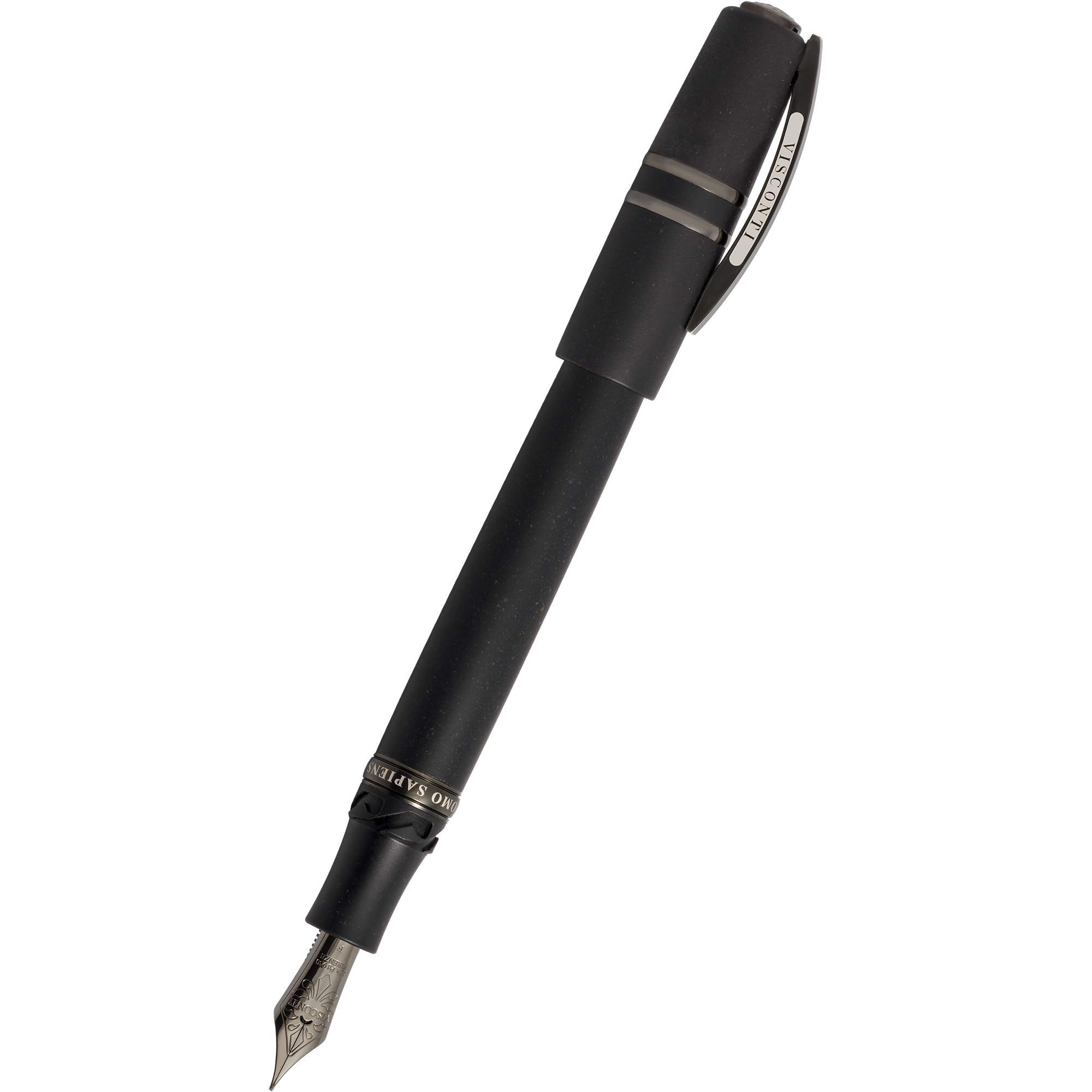 Visconti Homo Sapiens Fountain Pen - Dark Age - Volcano Lava Black-Pen Boutique Ltd