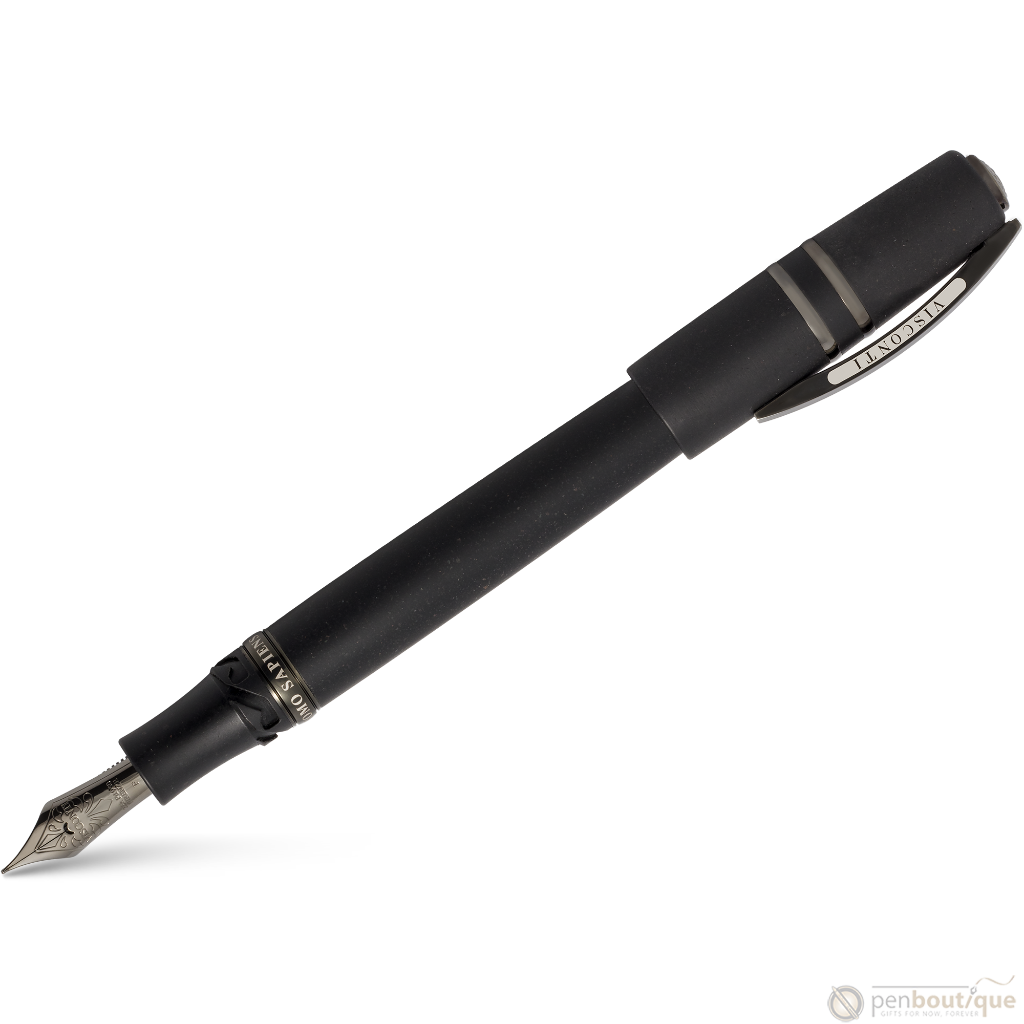 Visconti Homo Sapiens Fountain Pen - Dark Age - Volcano Lava Black-Pen Boutique Ltd