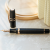 Visconti Homo Sapiens Fountain Pen - Dual Touch - Black (Oversize)-Pen Boutique Ltd