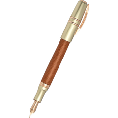 Visconti Homo Sapiens Fountain Pen - Dual Touch - Cognac (Oversize)-Pen Boutique Ltd