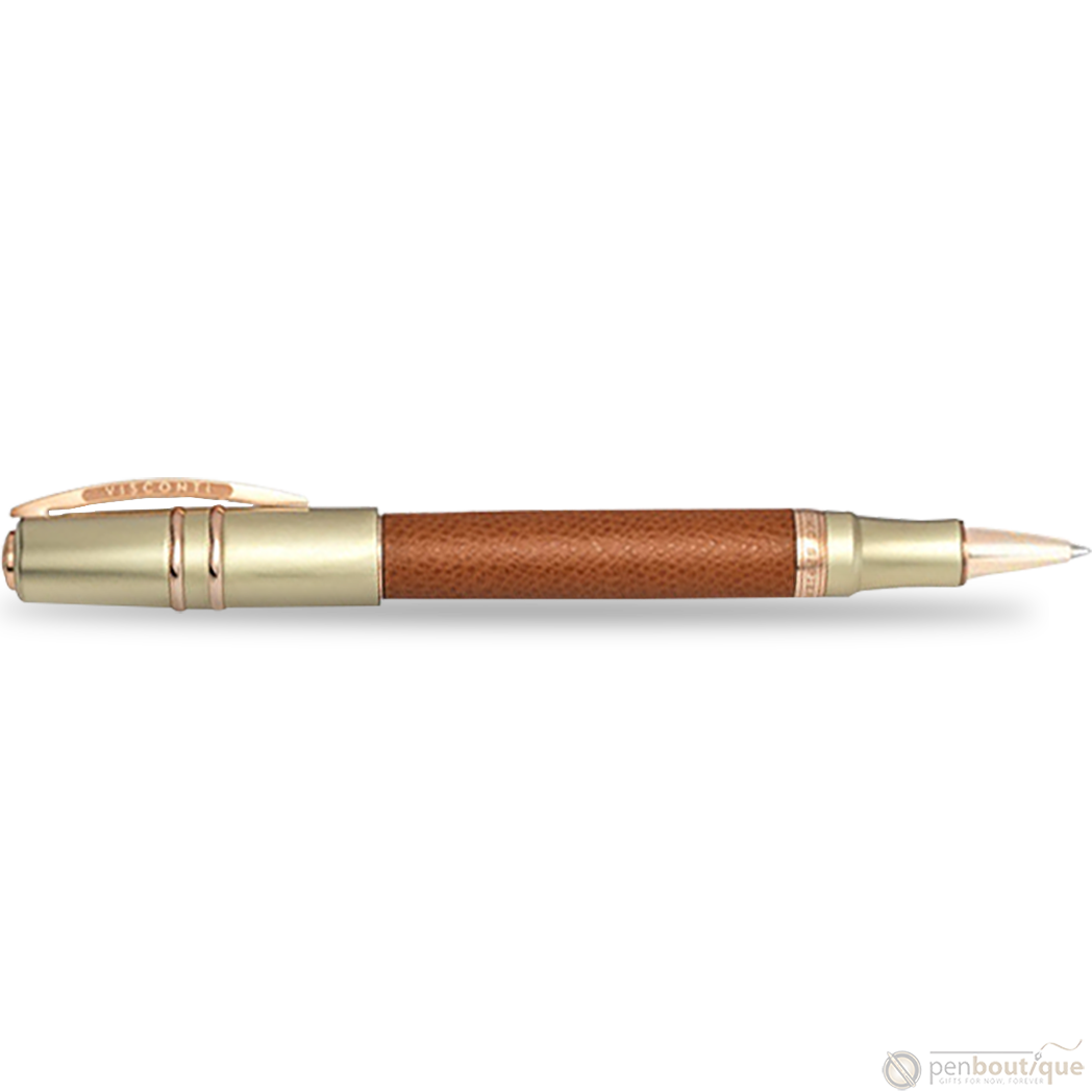 Visconti Homo Sapiens Rollerball Pen - Dual Touch - Cognac (Oversize)-Pen Boutique Ltd