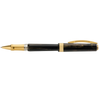 Visconti Opera Gold Rollerball Pen - Black-Pen Boutique Ltd