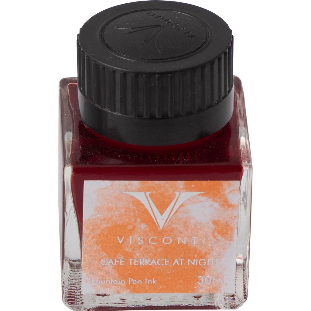 Visconti Van Gogh Ink Bottle - The Café Terrace at Night - Orange - 30ml-Pen Boutique Ltd