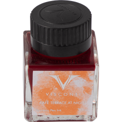 Visconti Van Gogh Ink Bottle - The Café Terrace at Night - Orange - 30ml-Pen Boutique Ltd