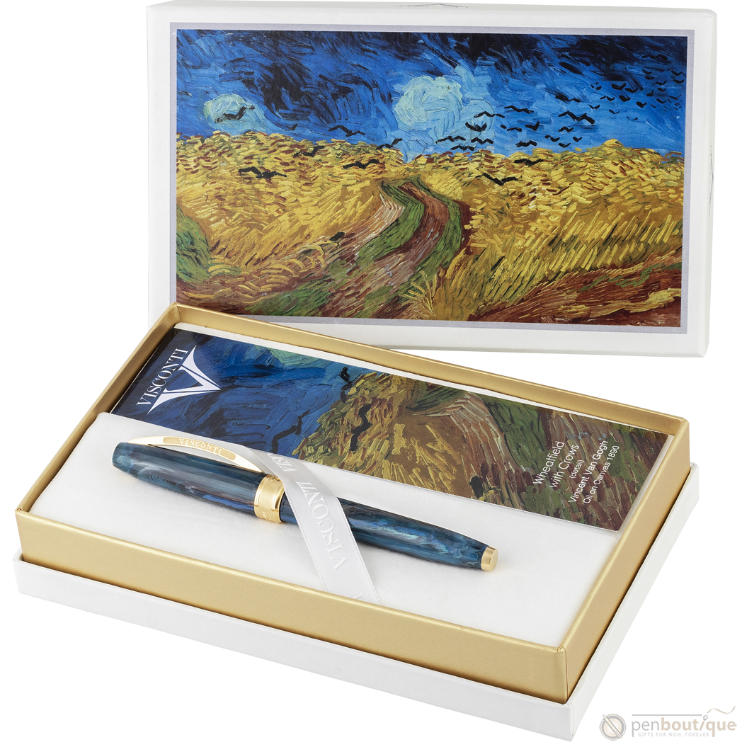 Visconti Van Gogh Rollerball Pen - Wheatfield with Crows-Pen Boutique Ltd