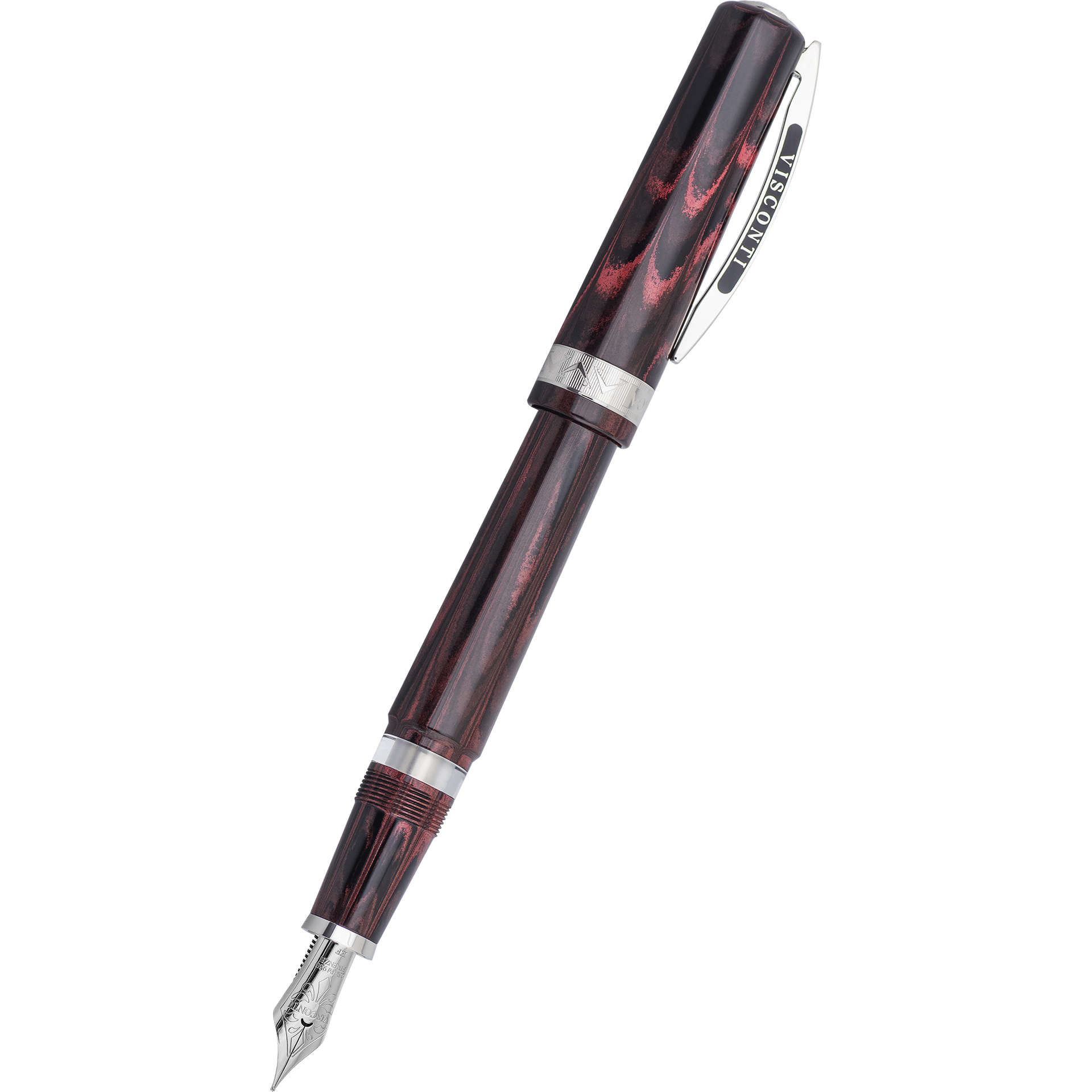 Visconti Voyager 30 Red F 細字 Visconti Voyager 30 Fountain Pen - Red