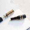 Visconti Homo Sapiens Travel Inkwell - Black - Bronze Trim-Pen Boutique Ltd
