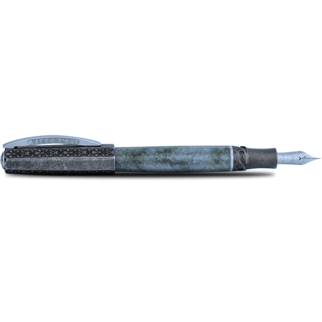 Visconti Medici Il Magnifico Fountain Pen - Verzino Green Marble (Limited Edition)-Pen Boutique Ltd