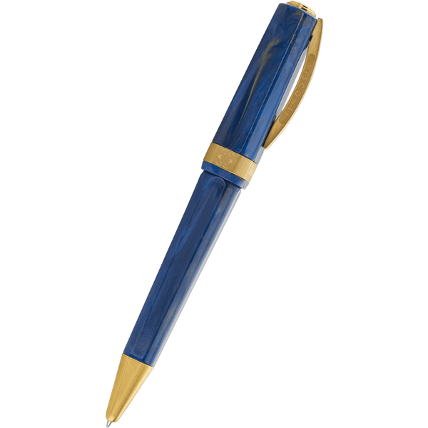 Visconti Opera Gold Ballpoint Pen - Blue-Pen Boutique Ltd