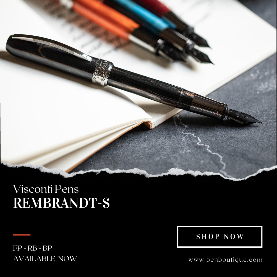 Visconti Rembrandt S Fountain Pen - Black-Pen Boutique Ltd