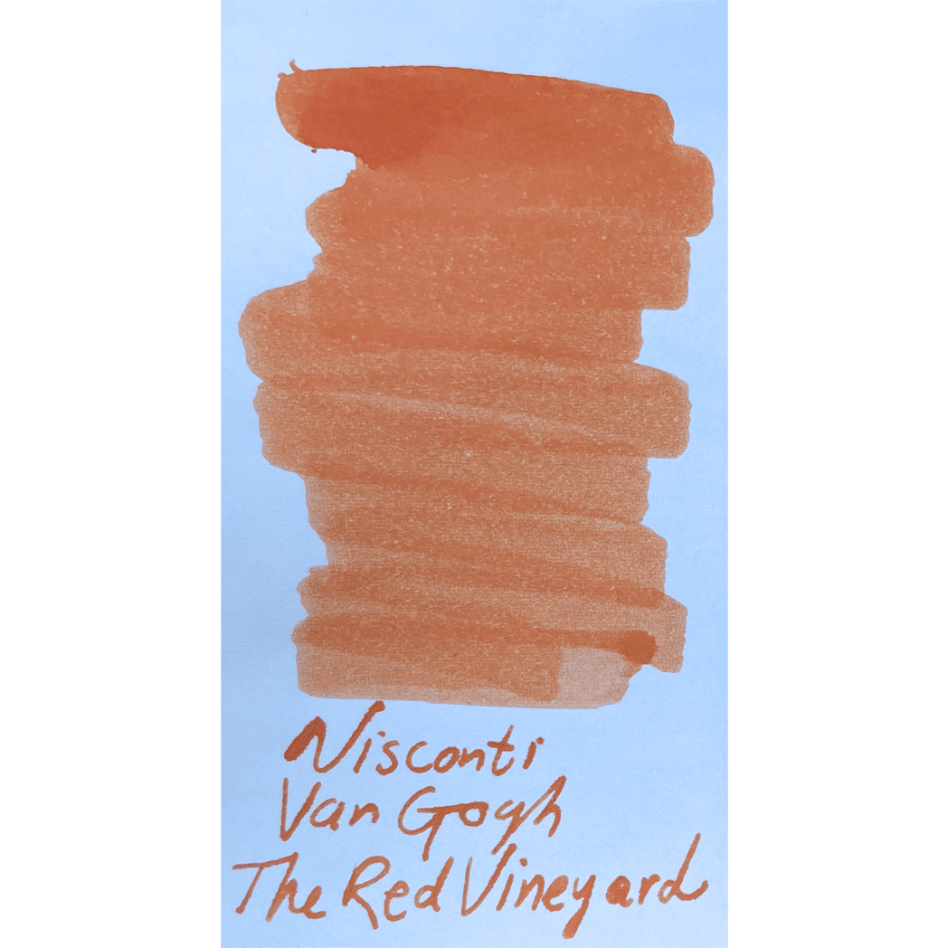 Visconti Van Gogh Ink Bottle - Red Vineyard - Orange - 30ml-Pen Boutique Ltd