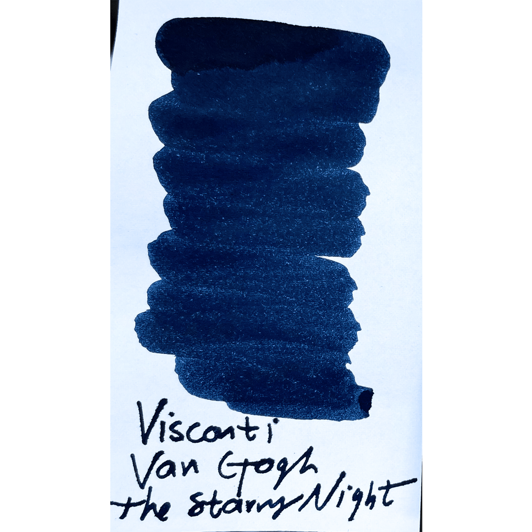 Visconti Van Gogh Ink Bottle - Starry Night - Deep Blue - 30ml-Pen Boutique Ltd