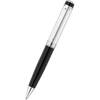 Waldmann Grandeur Ballpoint Pen - Black - Platinum Trim - Pen Boutique Ltd