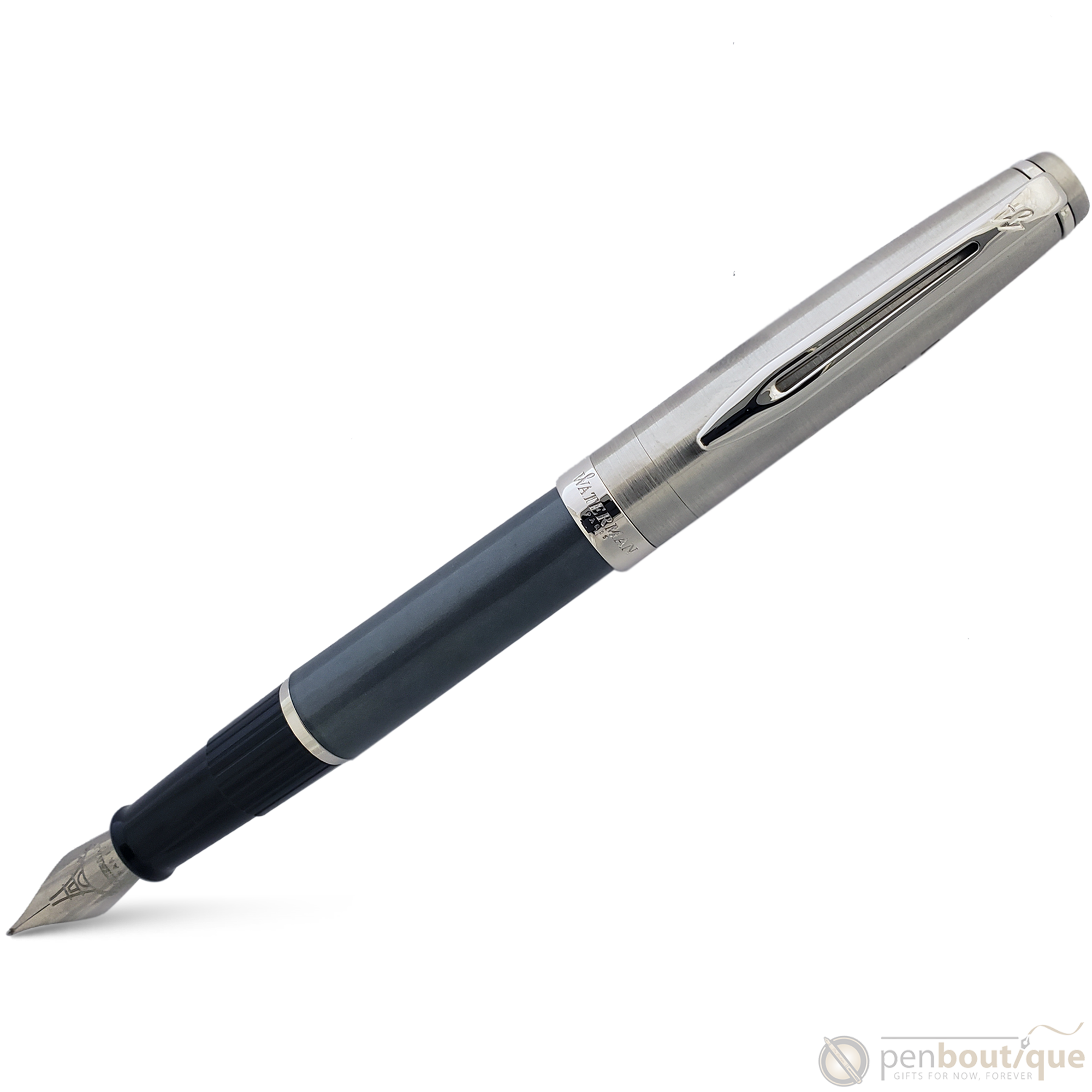 Waterman Emblème Fountain Pen - Deluxe Grey-Pen Boutique Ltd