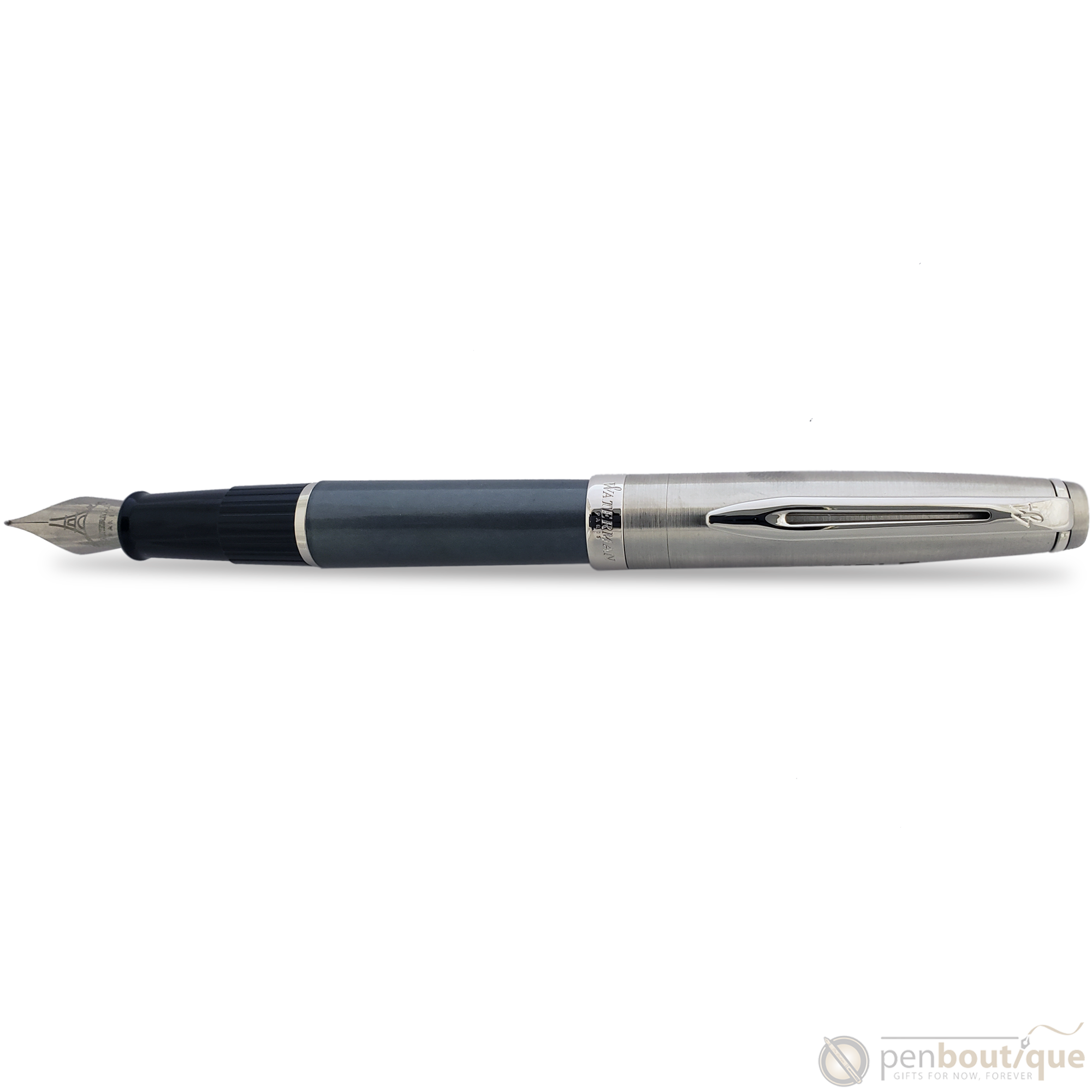 Waterman Emblème Fountain Pen - Deluxe Grey-Pen Boutique Ltd