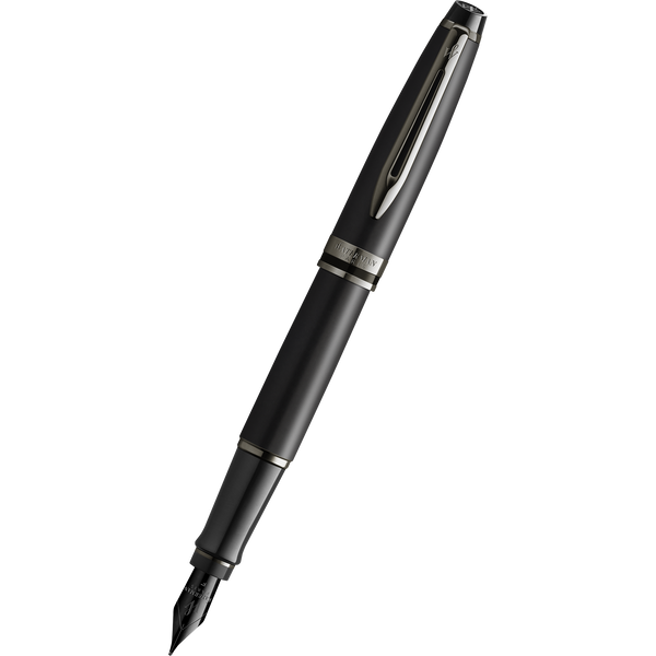 Waterman Expert3 Fountain Pen - Metallic Black - Ruthenium Trim (Special Edition)-Pen Boutique Ltd