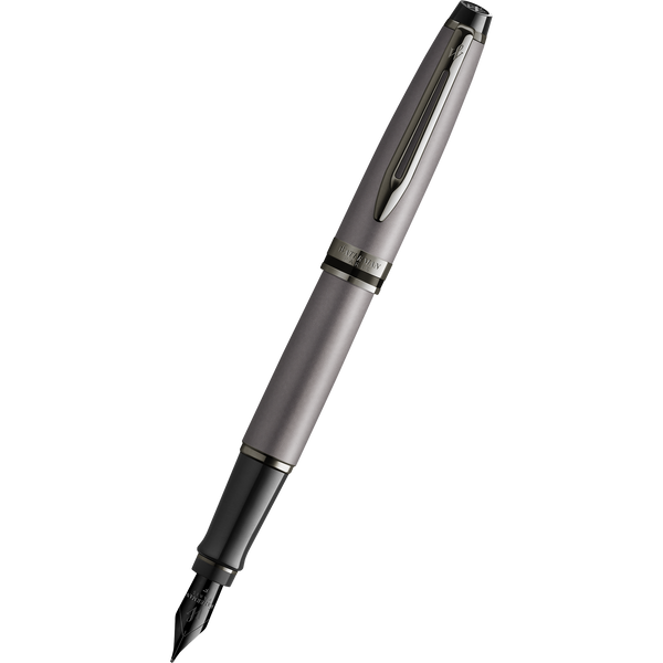 Waterman Expert3 Fountain Pen - Metallic Silver - Ruthenium Trim (Special Edition)-Pen Boutique Ltd